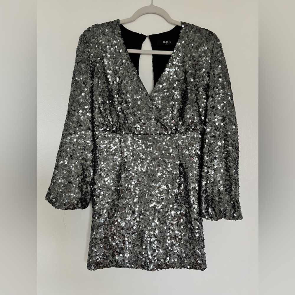 Silver Sequins dress